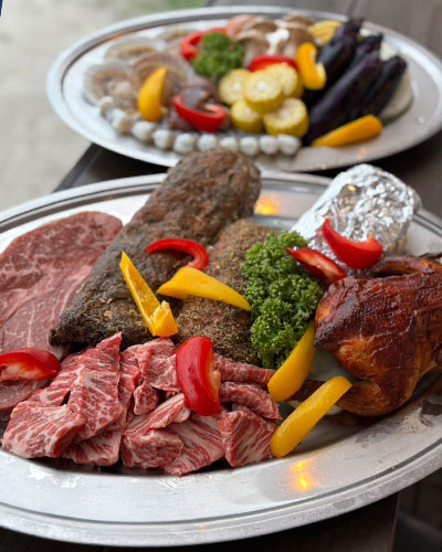 琵琶湖でガ-デンBBQ