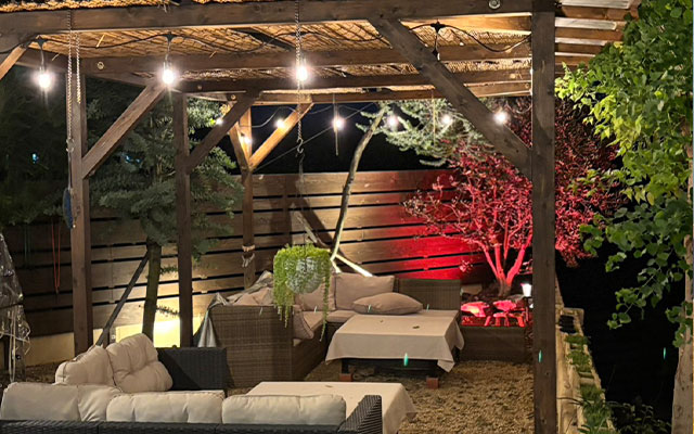 テラスキッチンアンジュガーデンビーチ